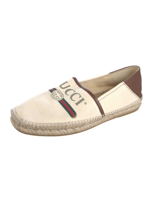 Gucci Web Accent Canvas Espadrilles