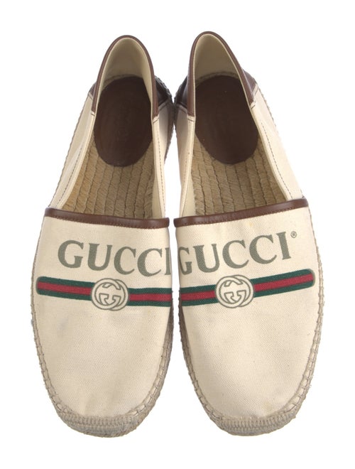 Gucci Web Accent Canvas Espadrilles
