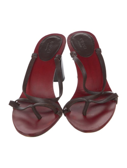 Gucci Leather Slides