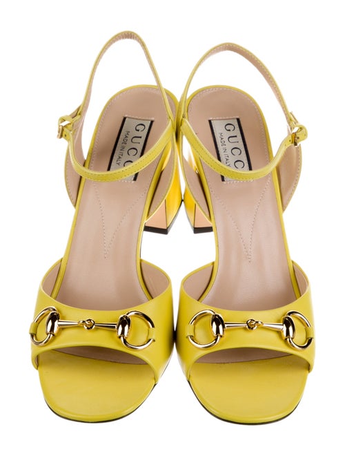 Gucci Horsebit Accent Leather Sandals