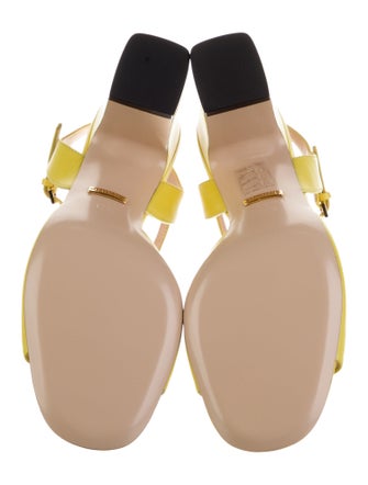 Gucci Horsebit Accent Leather Sandals