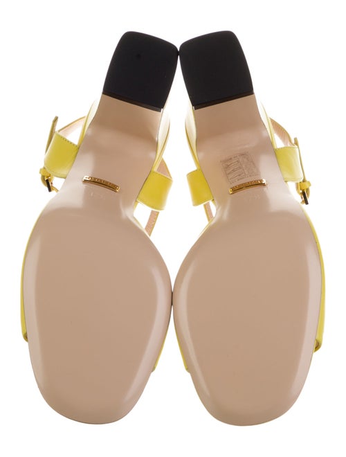 Gucci Horsebit Accent Leather Sandals