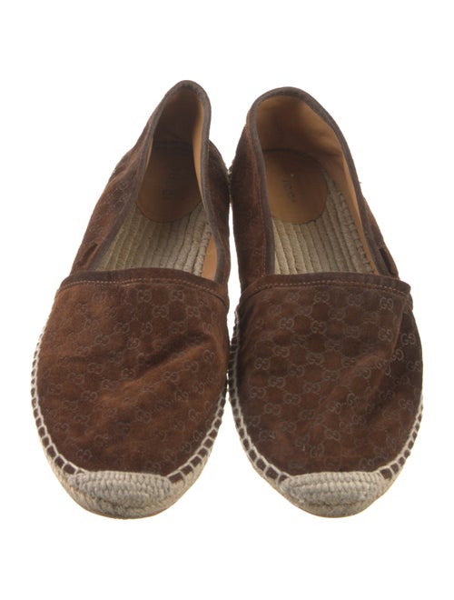 Gucci GG Signature Suede Espadrille Sneakers