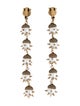 Gucci Faux Pearl Feline Drop Earrings
