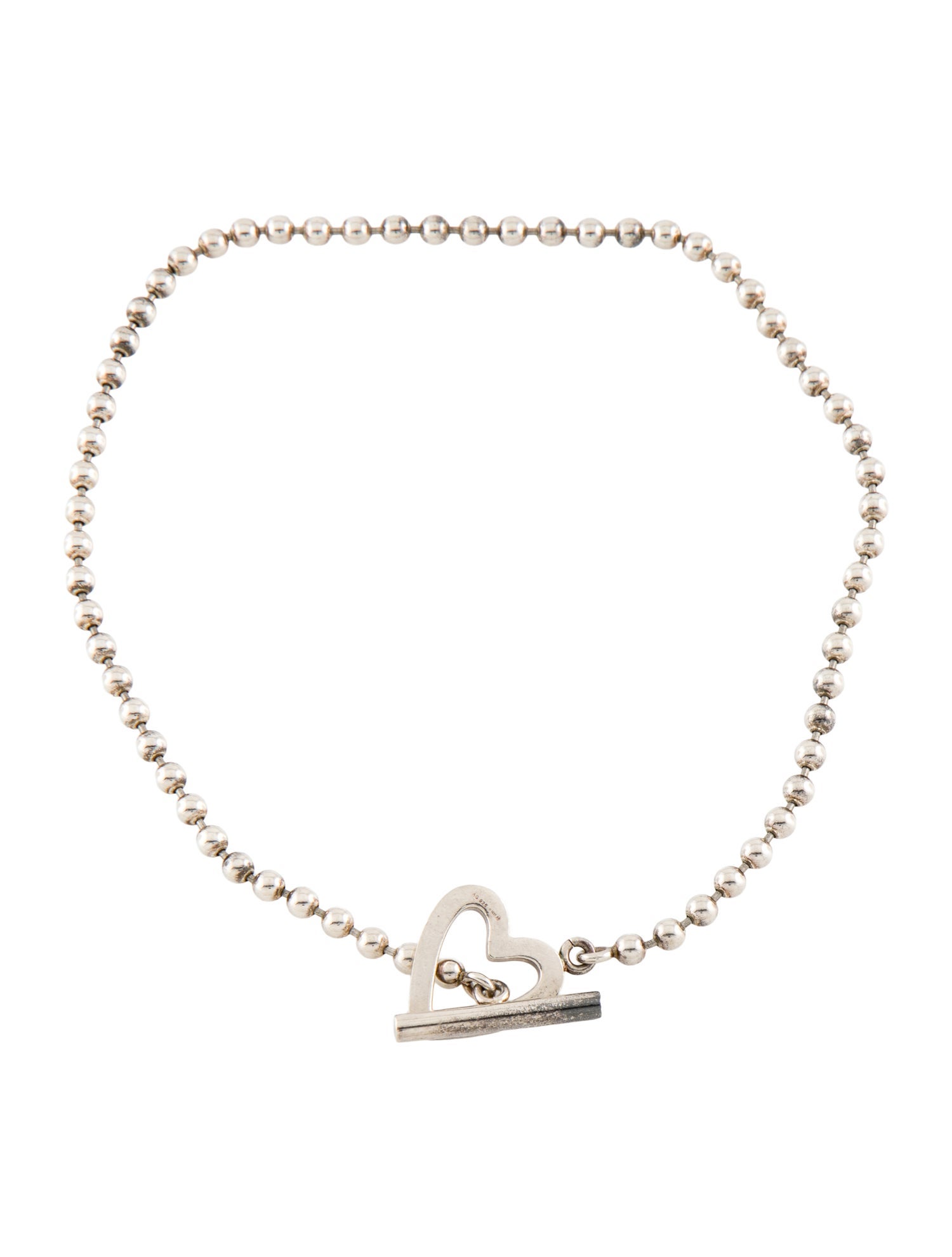 Gucci Convertible Toggle Heart Choker Necklace