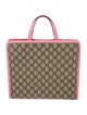 Gucci Girls' GG Supreme Strawberry Handle Bag