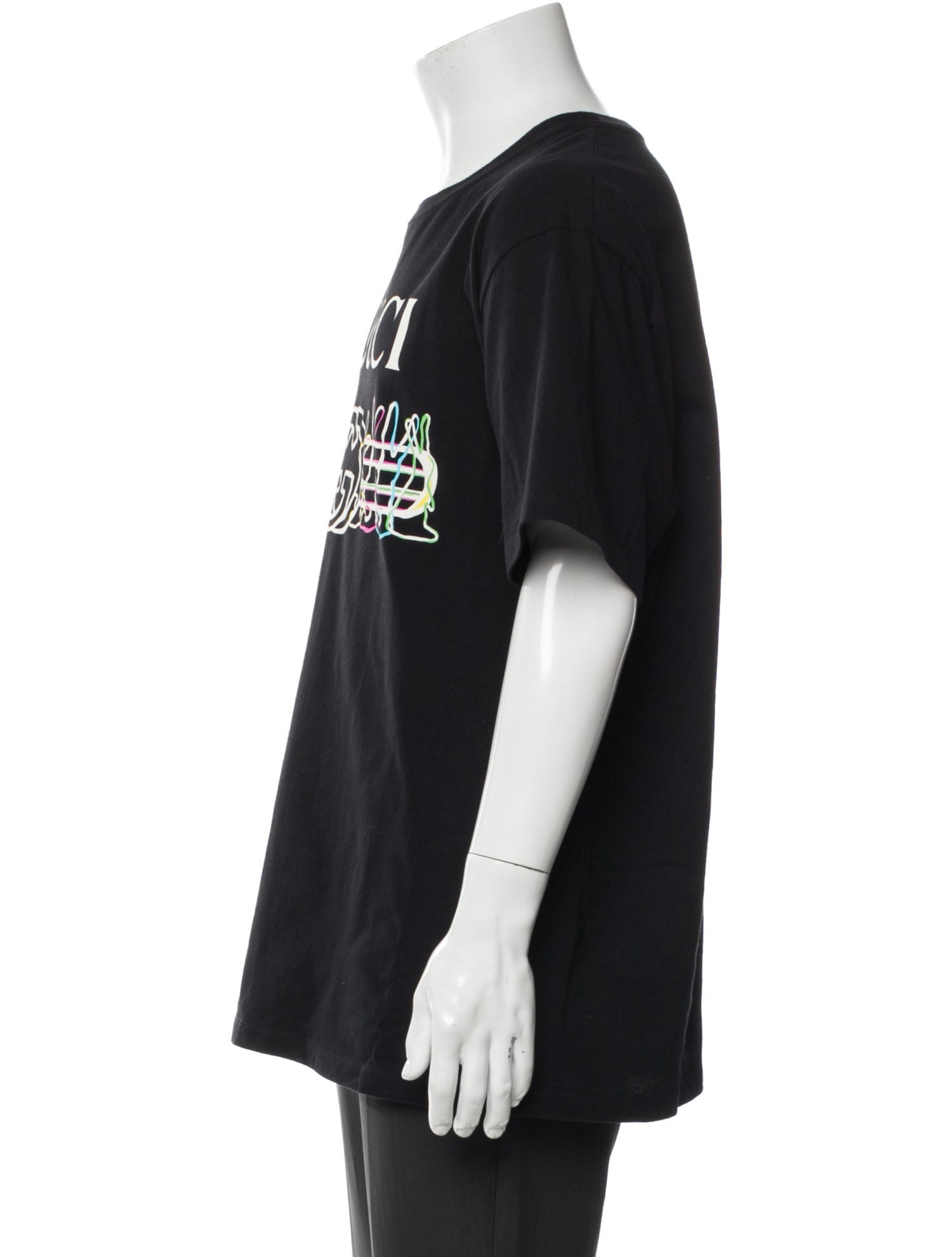 eyeye★大人気★AMOUR APPLIQUE T-SHIRTS Gucci 2018 Oversize Amour Eye T-Shirt - Neutrals T-Shirts