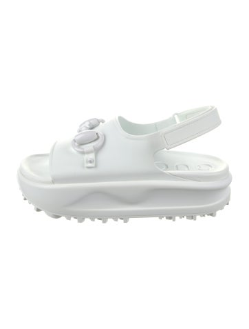 Gucci Sandals Rubber Slingback IT 37 | 7