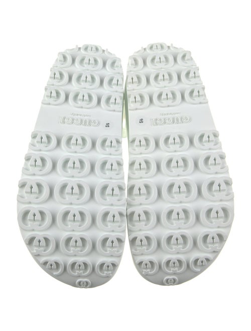 Gucci Rubber Slingback Sandals