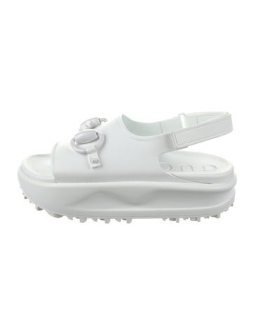 Gucci Sandals Rubber Slingback IT 37 | 7