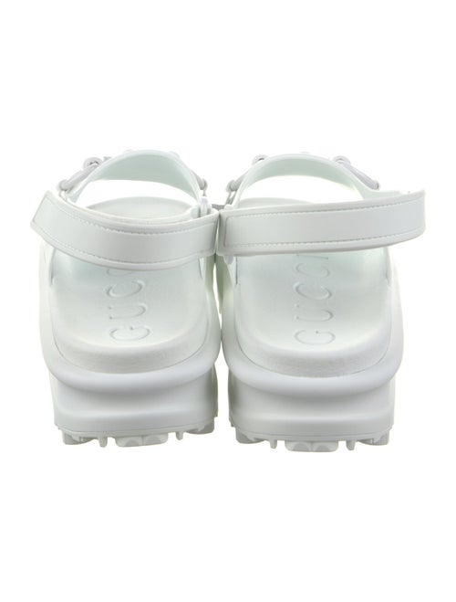 Gucci Rubber Slingback Sandals