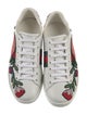 Gucci Web Accent Leather Sneakers