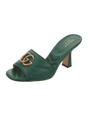 Gucci Leather Slides