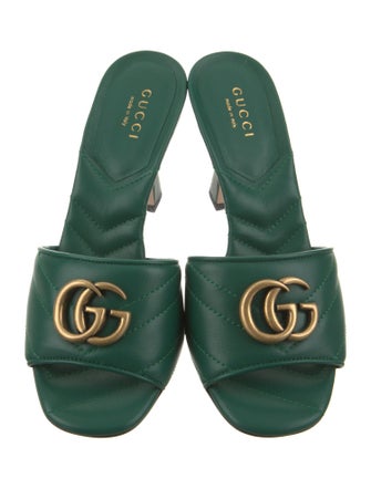 Gucci Leather Slides