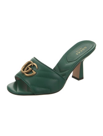 Gucci Leather Slides