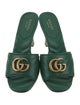 Gucci Leather Slides