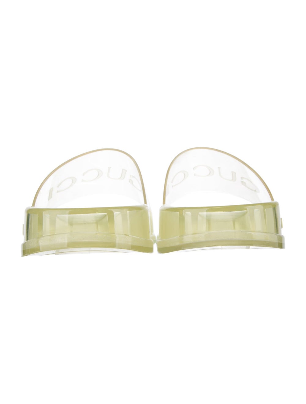 Gucci Rubber Slides Clear - image 4