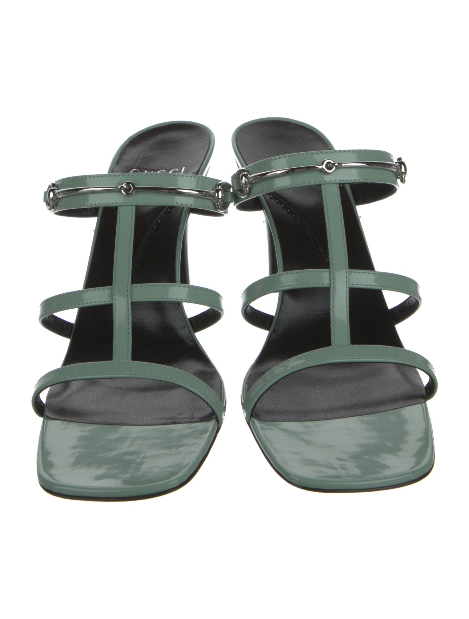 Gucci Patent Leather Slides