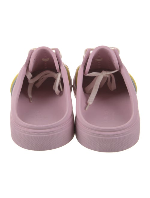 Gucci Leather Colorblock Pattern Mules