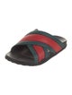 Gucci Web Accent Rubber Slides