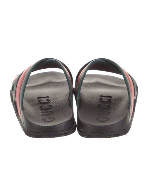 Gucci Web Accent Rubber Slides