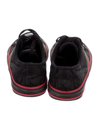 Gucci Web Accent Striped Sneakers