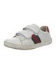 Gucci Web Accent Leather Sneakers