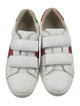 Gucci Web Accent Leather Sneakers