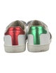 Gucci Web Accent Leather Sneakers