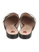 Gucci Web Accent Leather Mules