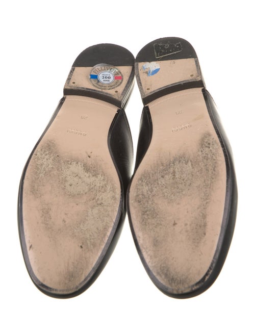 Gucci Web Accent Leather Mules