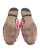 Gucci Horsebit Accent Plaid Print Mules