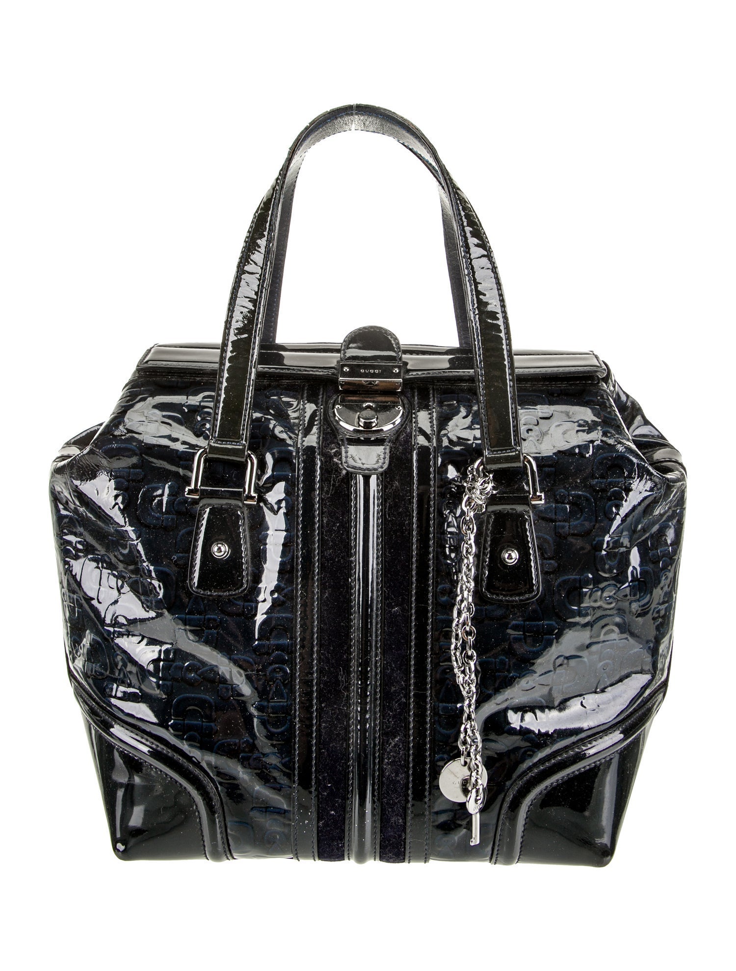 Gucci Patent Leather Treasure Boston