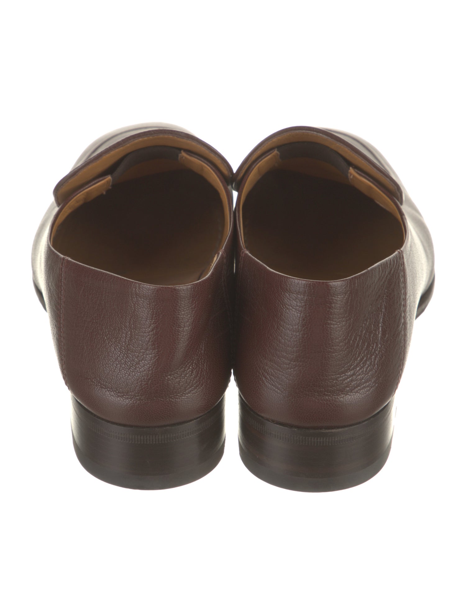 Gucci Horsebit Accent Leather Dress Loafers