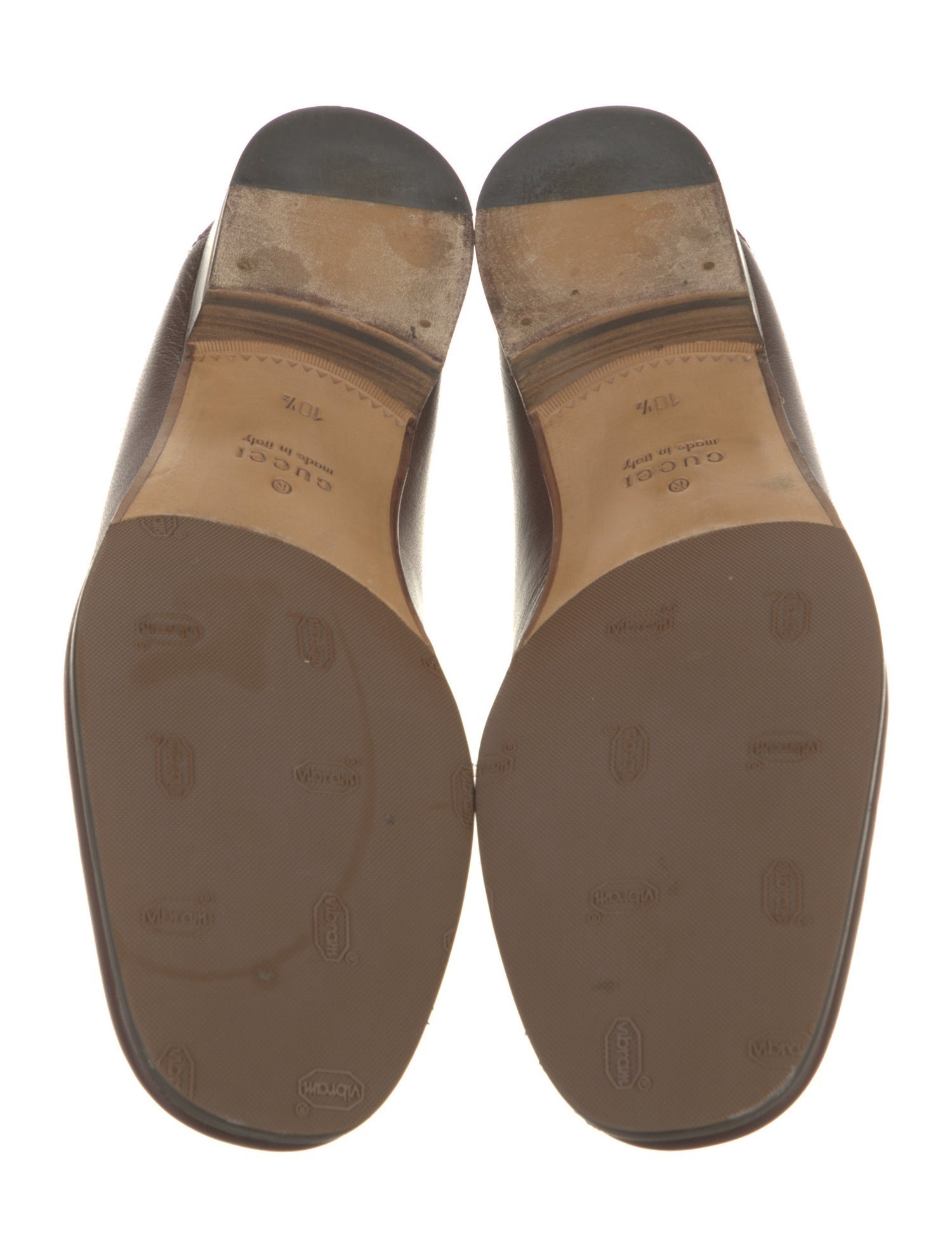 Gucci Horsebit Accent Leather Dress Loafers