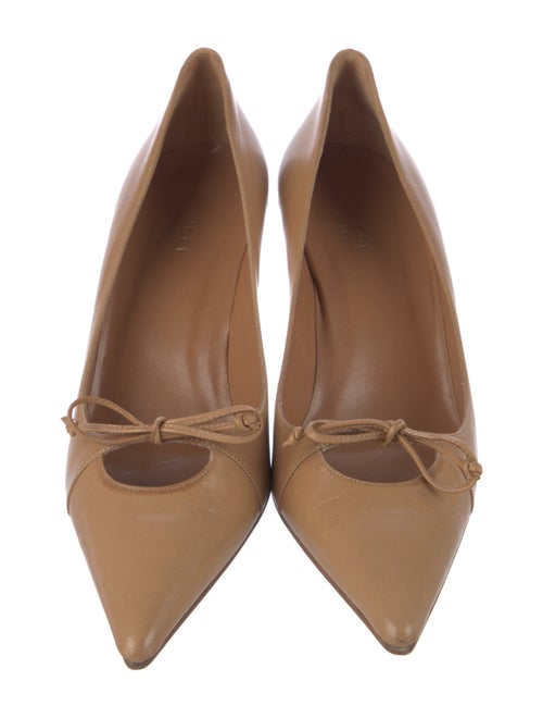 Gucci Interlocking G Horsebit Leather Pumps