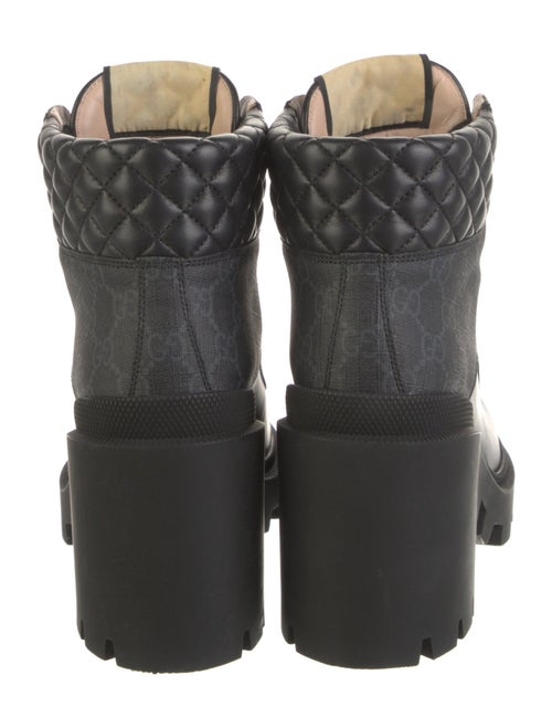 Gucci GG Supreme Combat Boots
