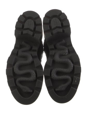 Gucci GG Supreme Combat Boots