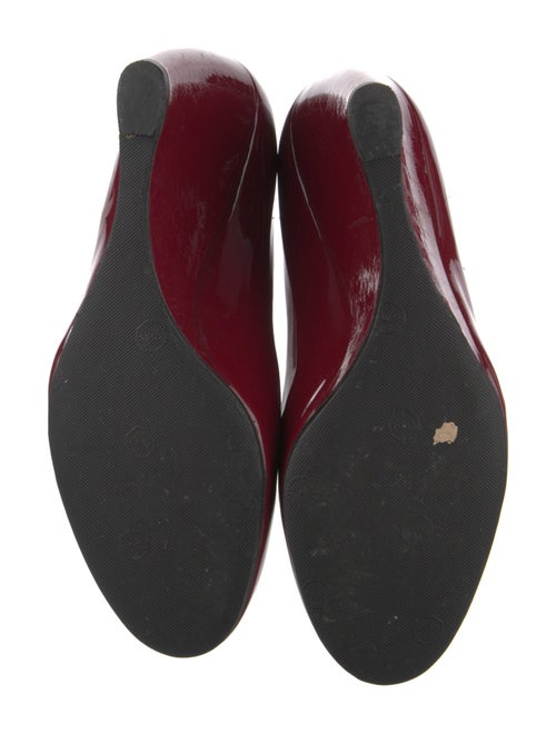 Gucci GG Signature Patent Leather Pumps