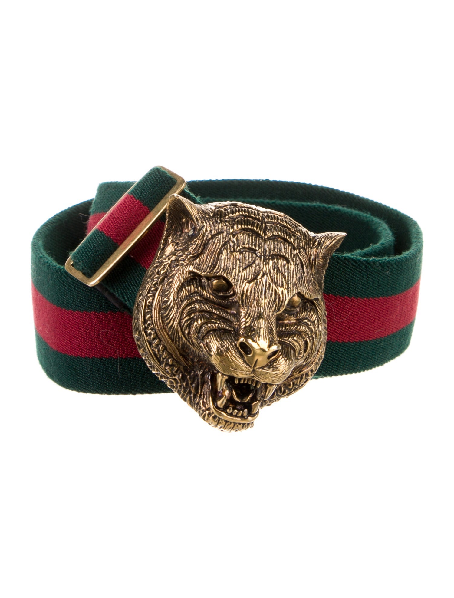 Gucci Web Accent Canvas Belt