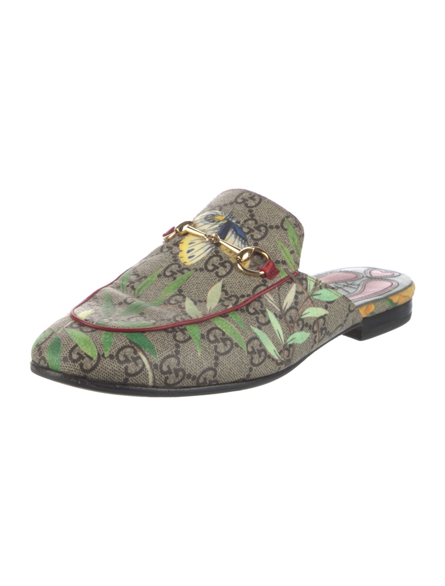 Gucci GG Supreme Mules