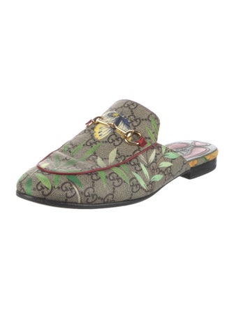 Gucci GG Supreme Mules
