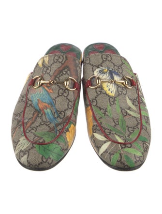 Gucci GG Supreme Mules
