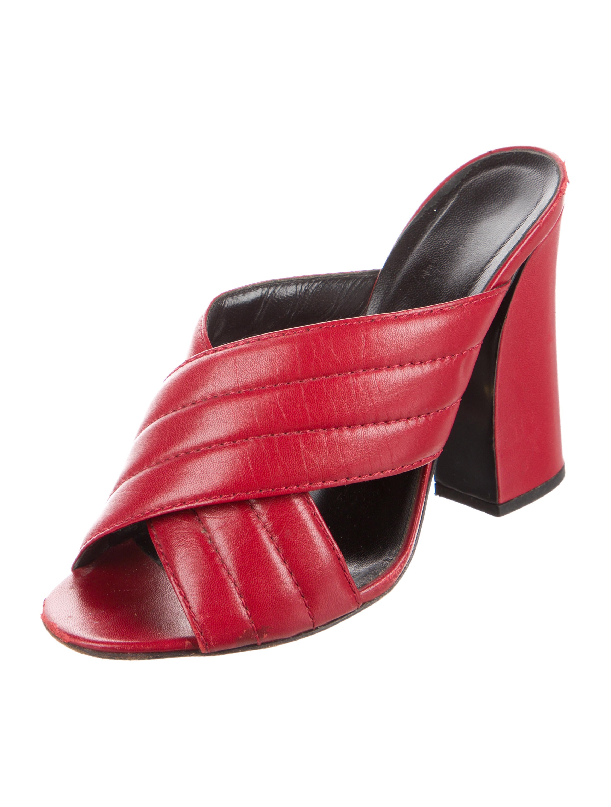 Gucci Leather Slides