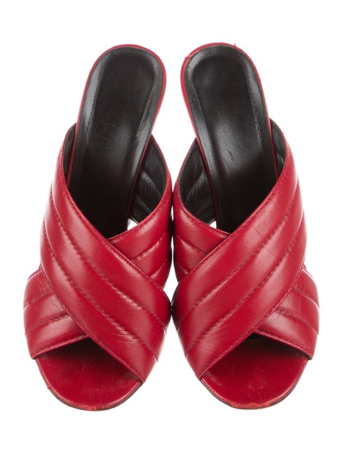 Gucci Leather Slides