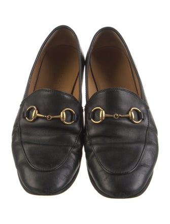 Gucci Horsebit Accent Leather Loafers