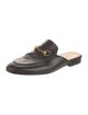 Gucci Horsebit Accent Leather Mules