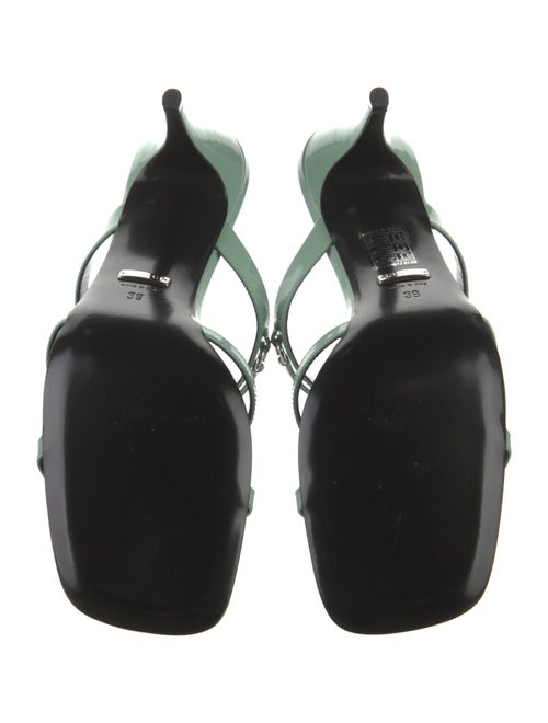 Gucci Horsebit Accent Patent Leather Slides