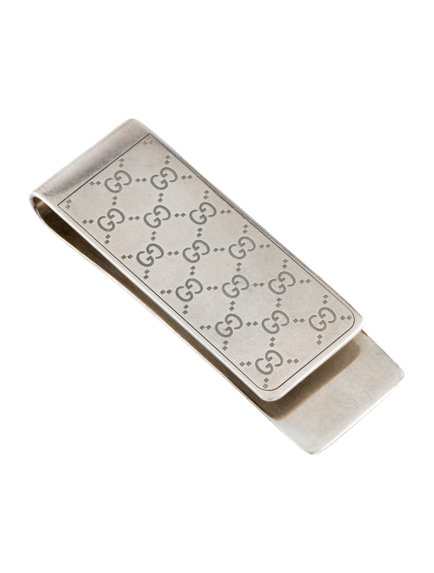 Gucci Logo Print Money Clip