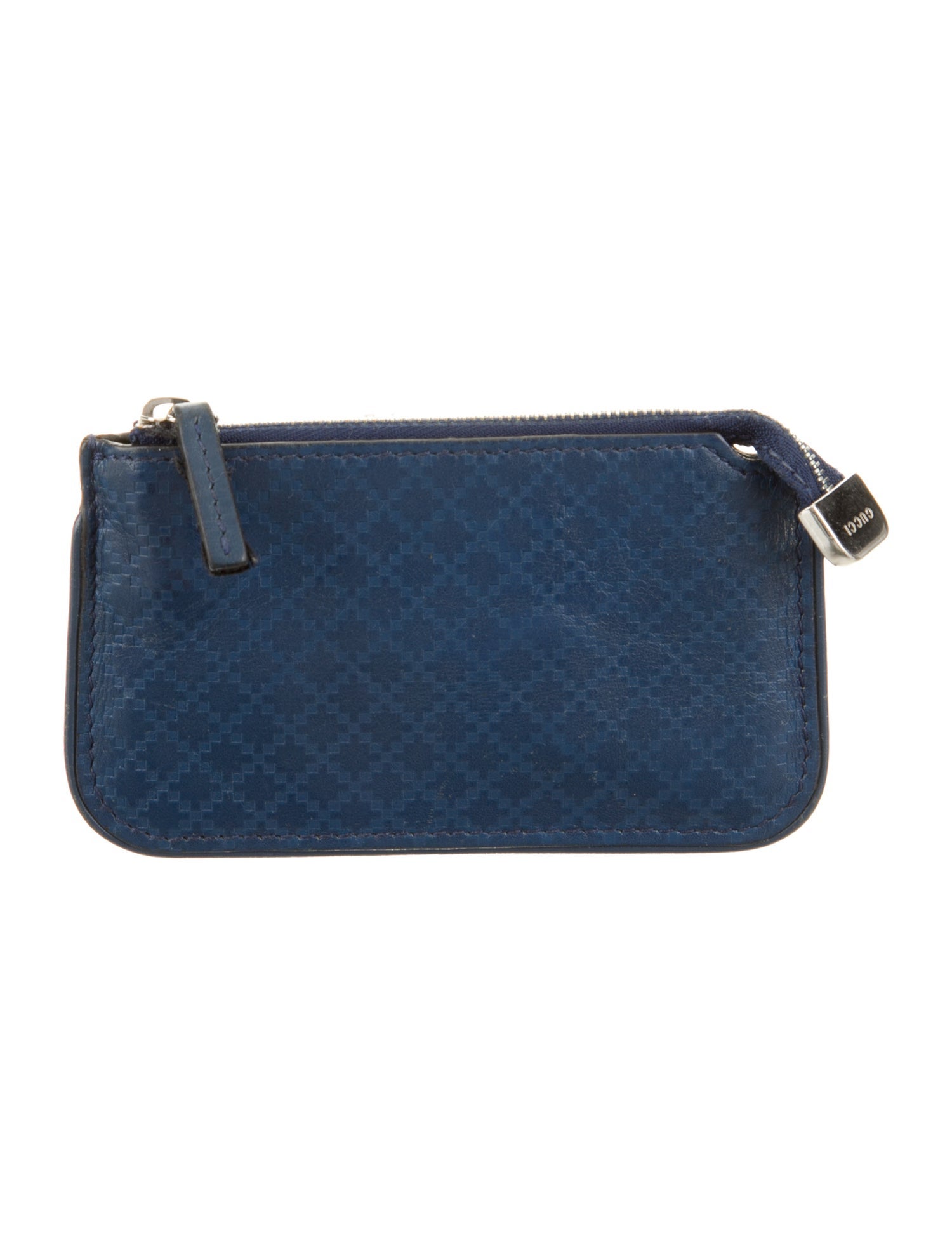 Gucci Diamante Print Embossed Leather Wallet